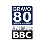 Logo BBC Radio 80s - Bravo Bogotá Colombia